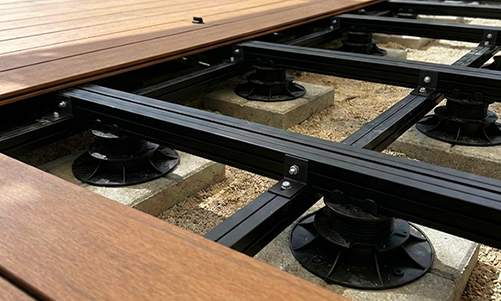terrasse sur plots